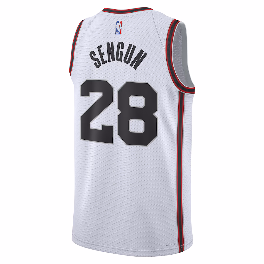 Alperen Sengun, Houston Rockets, Edición Ciudad Unisex 2024/25, Blanco