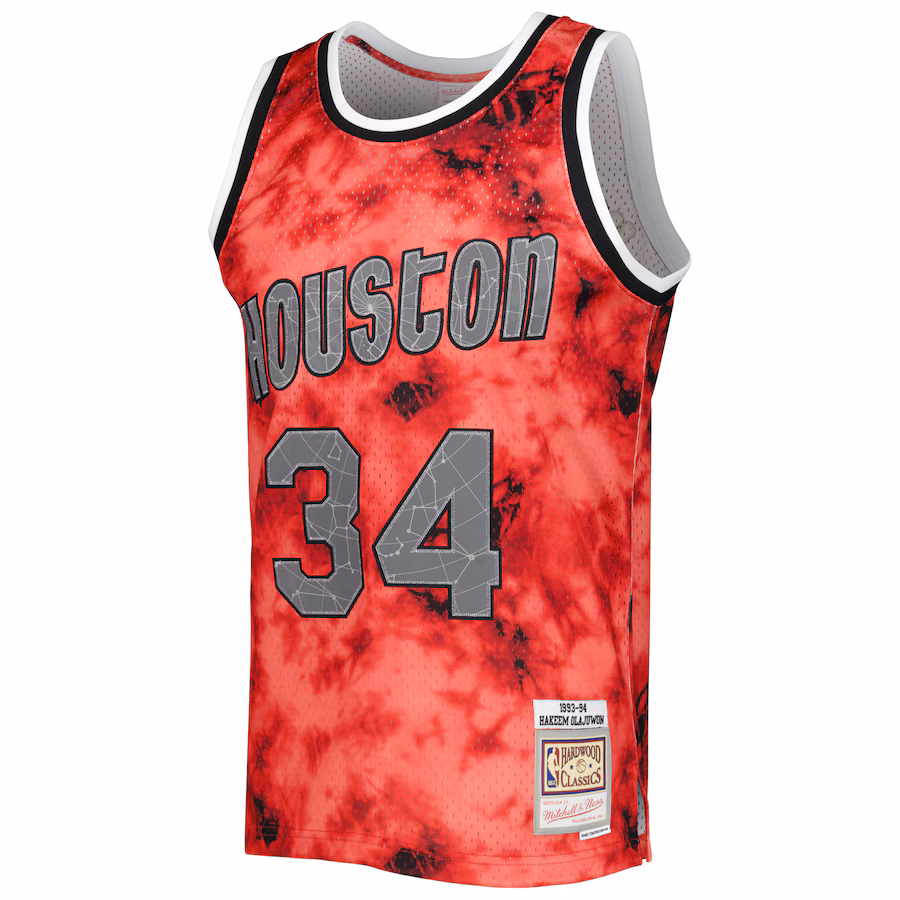 Hakeem Olajuwon, Houston Rockets, 1993/94 Galaxy Swingman-Trikot, Rot