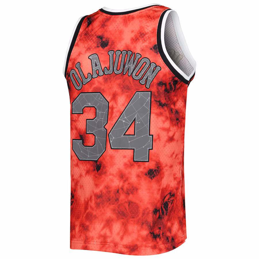 Hakeem Olajuwon, Houston Rockets, 1993/94 Galaxy Swingman-Trikot, Rot