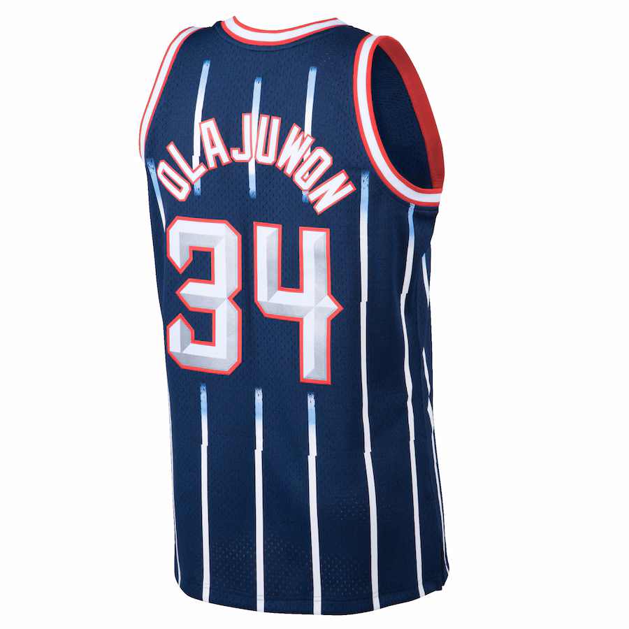 Hakeem Olajuwon, Houston Rockets, 1996/97, Marineblau