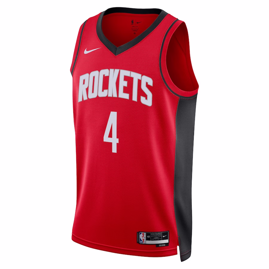 Jalen Green, Houston Rockets, Unisex Icon Edition Jersey, Rot