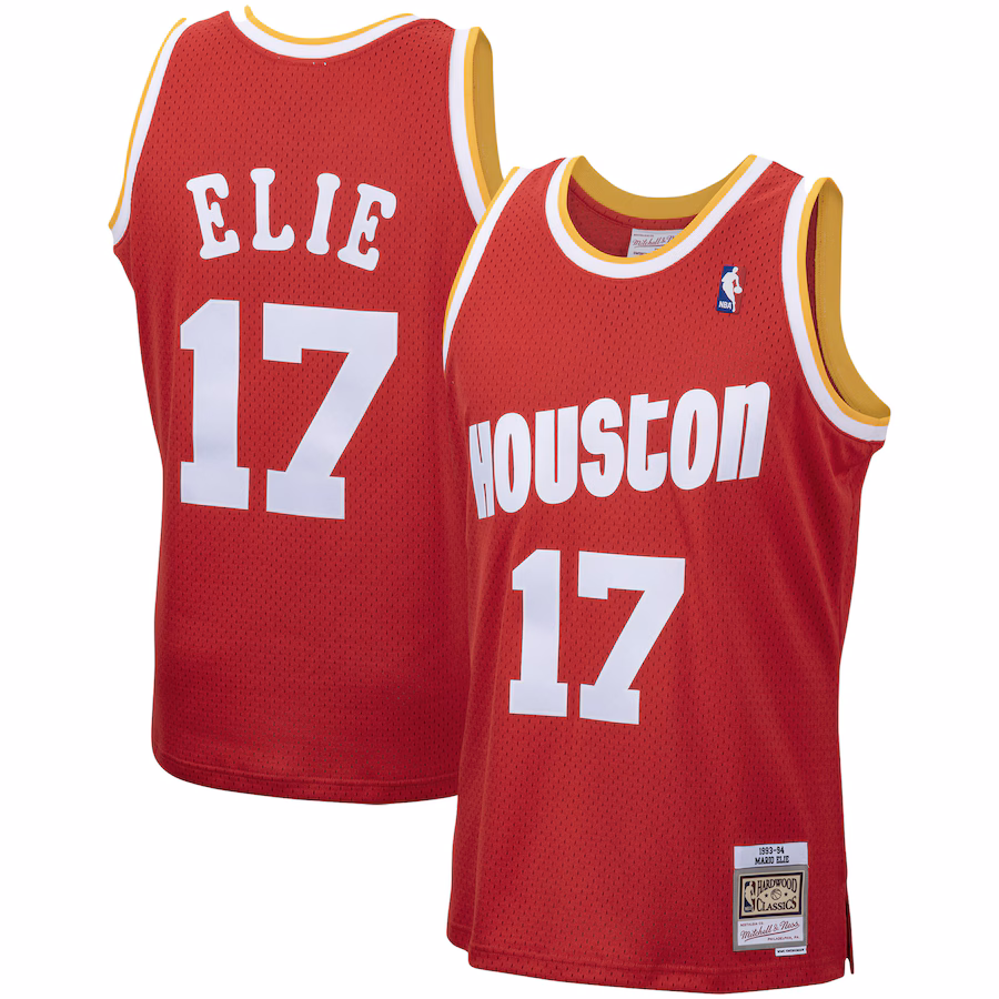 Canotta Mario Elie Houston Rockets 1993/94 Hardwood Classics Retro