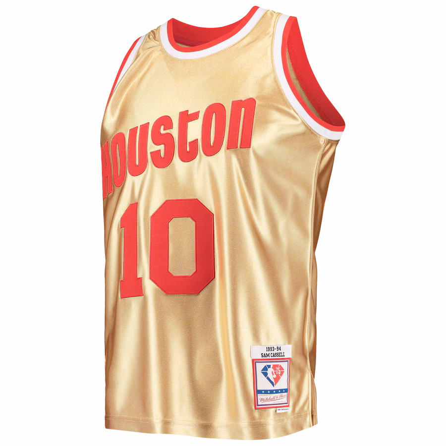 Houston Rockets Cassell Retro Trikot 75 Jubiläum 1993/94