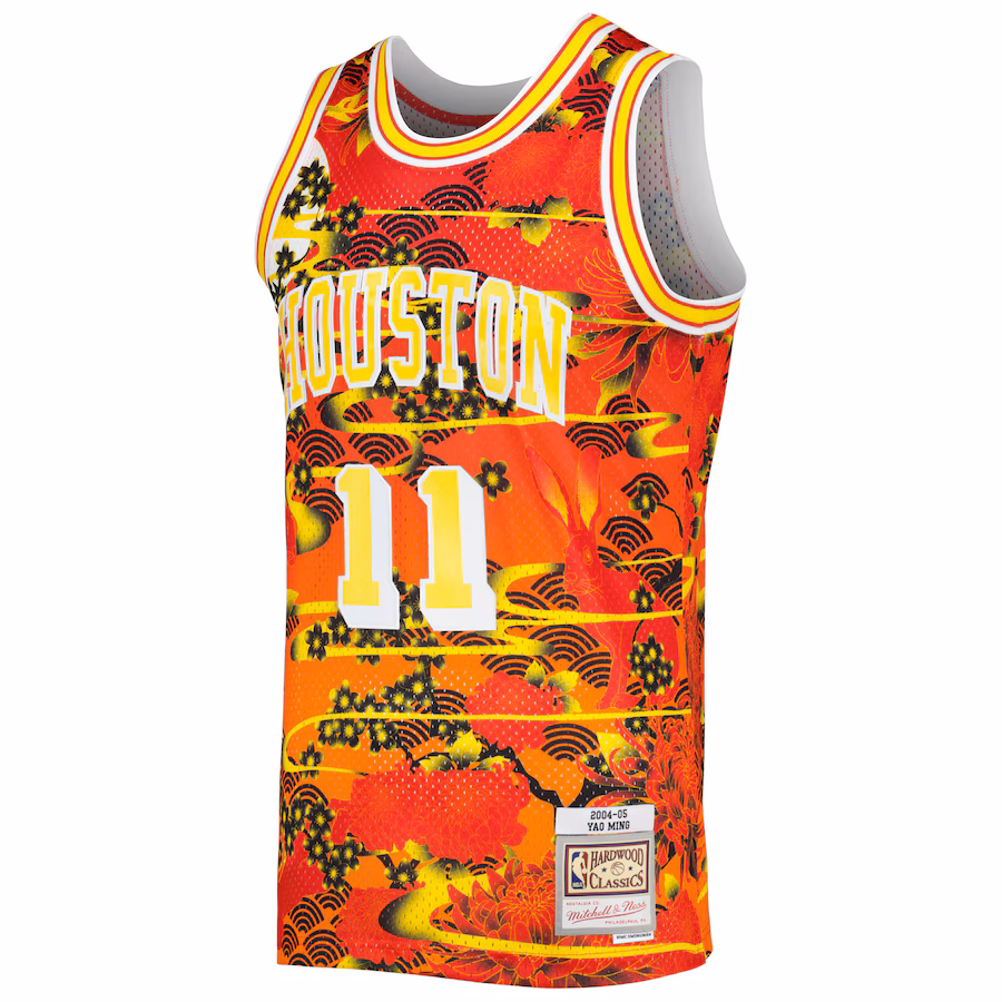Yao Ming Houston Rockets Trikot 2004/05 - Mondneujahr Edition