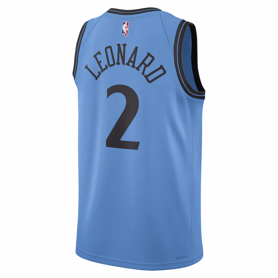 Kawhi Leonard, Los Angeles Clippers 2024/25 City Edition, Hellblau