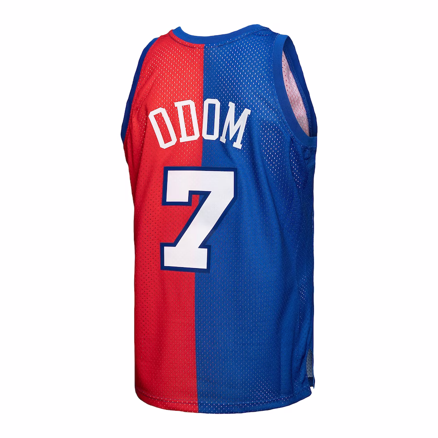 Lamar Odom, Los Angeles Clippers, 2000/01, Blau/Rot