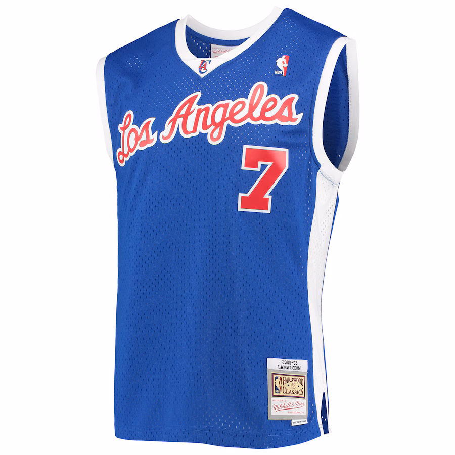 Lamar Odom, Los Angeles Clippers, 2002/03, Bleu Marine