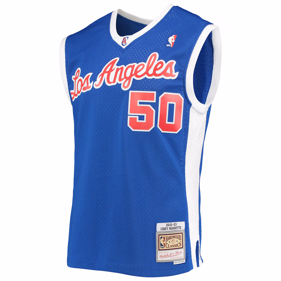 Corey Maggette, Los Angeles Clippers, 2002/03, Bleu Marine