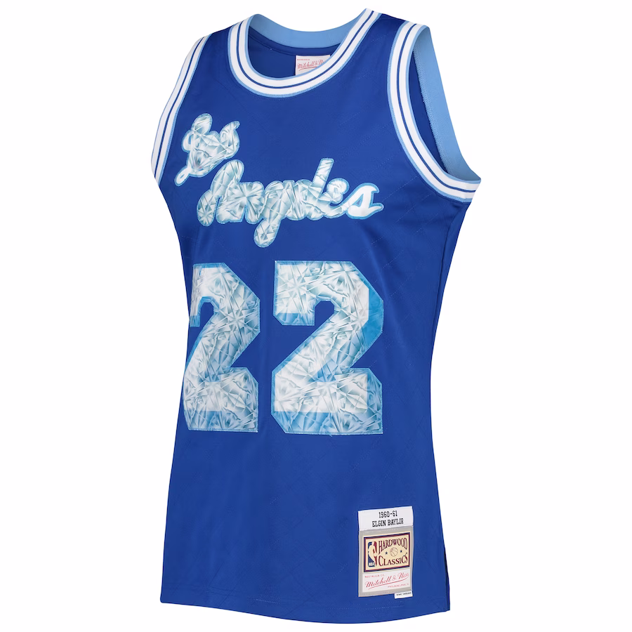 Elgin Baylor Lakers Mitchell & Ness 75th Anniversary Diamond Edition 1996/97 Jersey