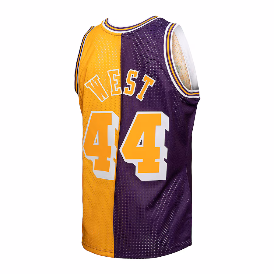 Jerry West, Los Angeles Lakers, 1971/72, Purple/Gold