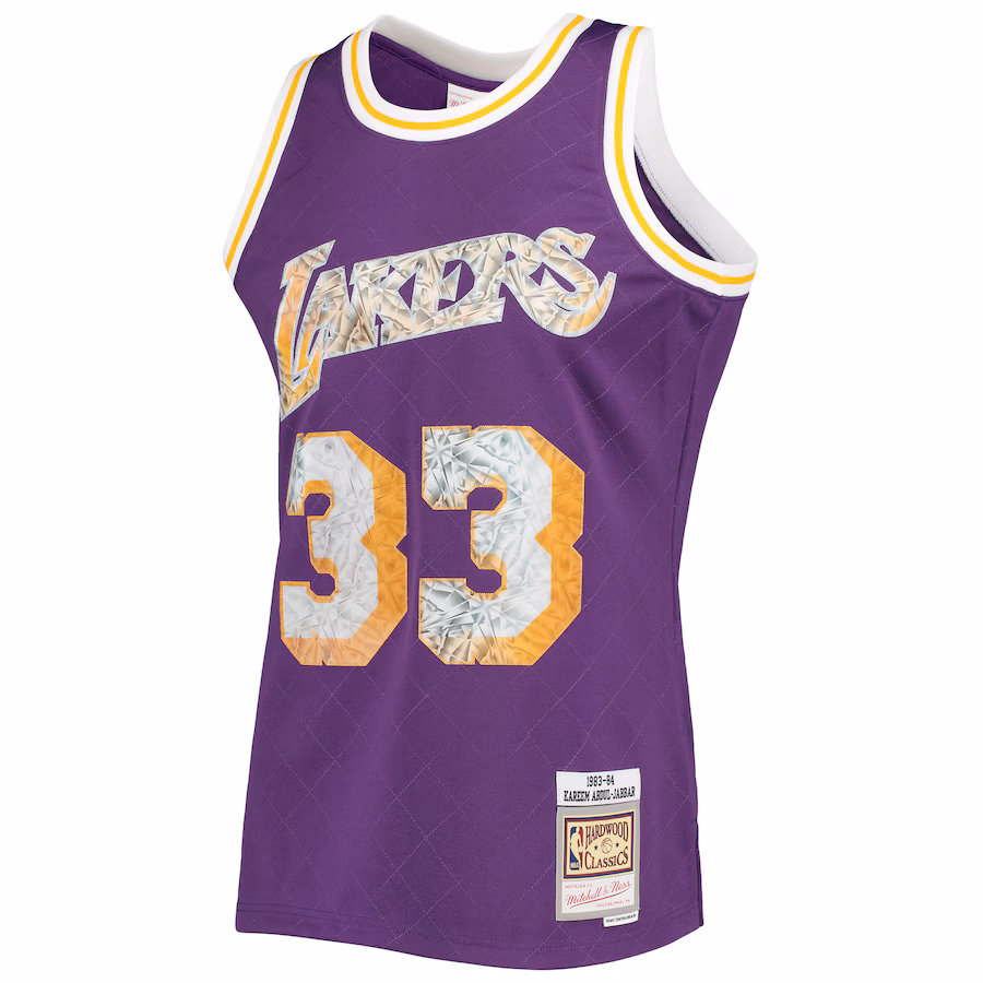 Kareem Abdul-Jabbar, Los Angeles Lakers, 1996-97 Clásico 75ª Aniversario de la NBA Diamante, Morado