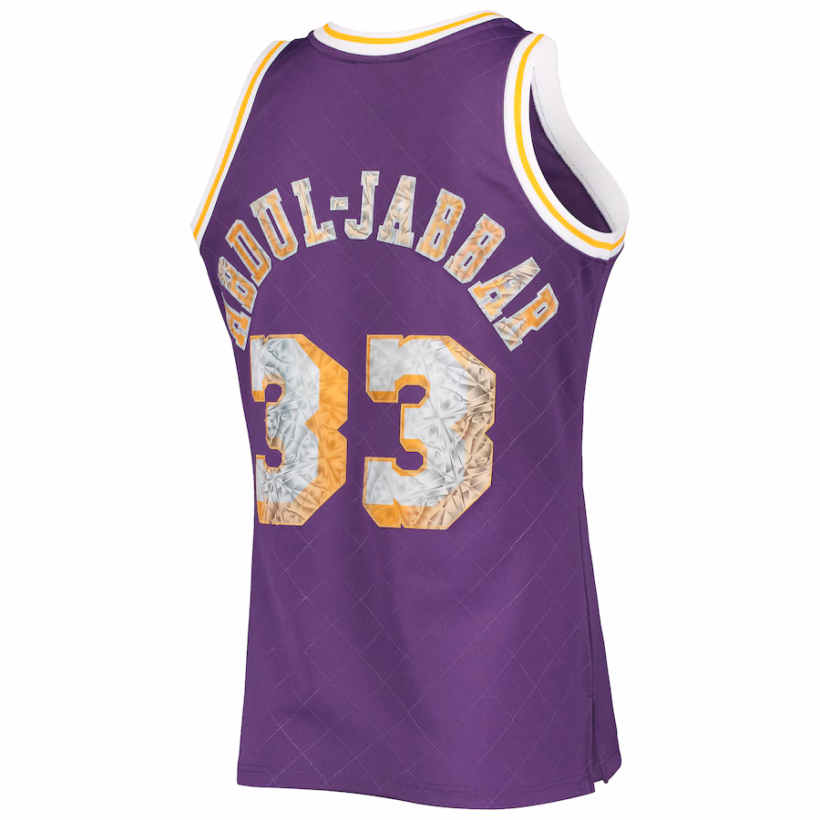 Kareem Abdul-Jabbar, Los Angeles Lakers, 1996-97 Clásico 75ª Aniversario de la NBA Diamante, Morado
