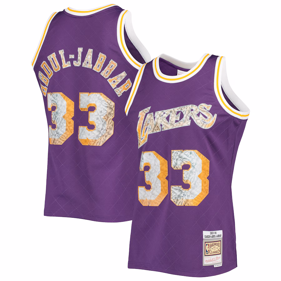 Kareem Abdul-Jabbar, Los Angeles Lakers, 1996-97 Clásico 75ª Aniversario de la NBA Diamante, Morado