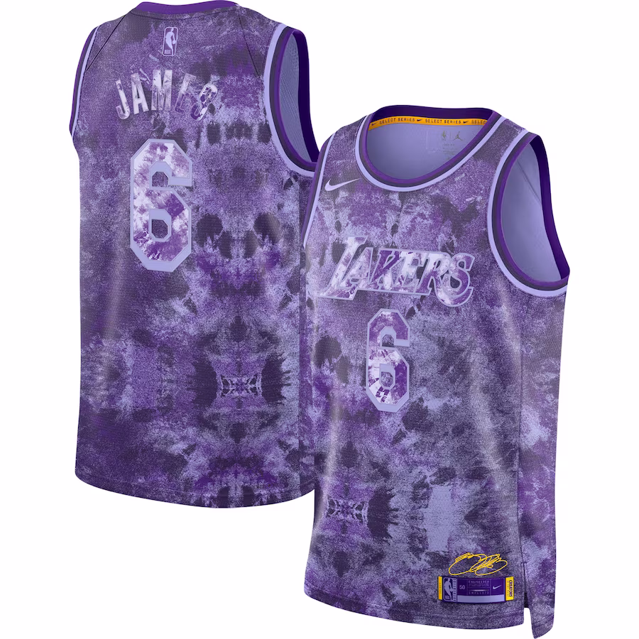 LeBron James, Los Angeles Lakers, Unisex, Lila
