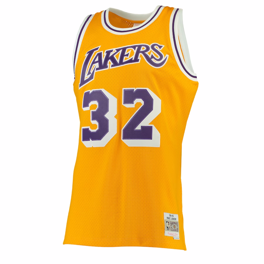 Magic Johnson, Los Angeles Lakers, 1984/85 Hardwood Classics, Oro