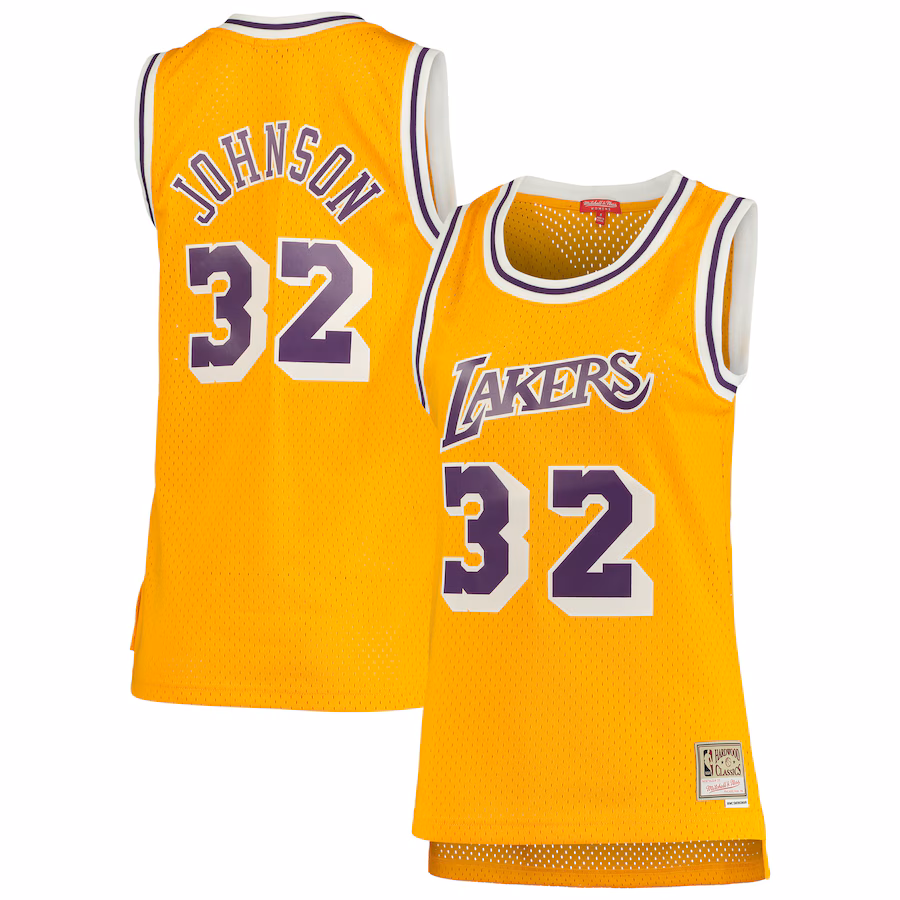 Magic Johnson, Los Angeles Lakers, Frauen 1984/85 Hardwood Classics, Gold