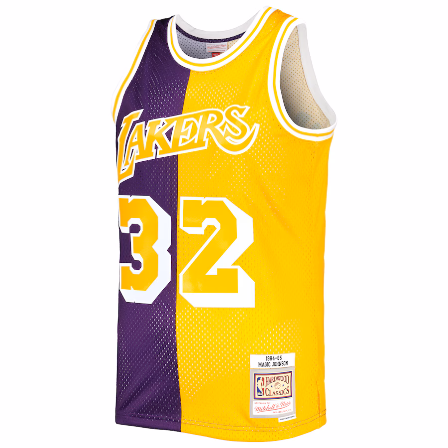Magic Johnson, Los Angeles Lakers 1984/85, Violet/Or