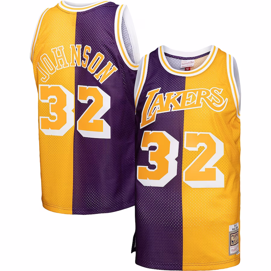 Magic Johnson, Los Angeles Lakers, 1984/85, Lila/Gold