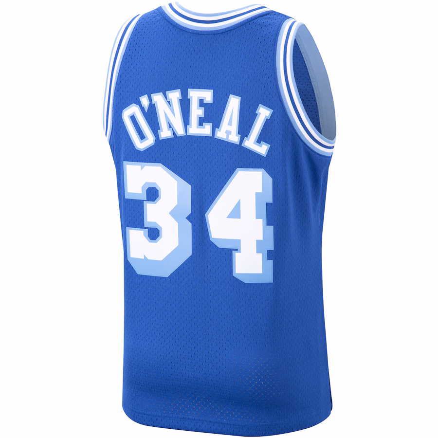 Shaquille O'Neal, Los Angeles Lakers, Hardwood Classics, Bleu Royal