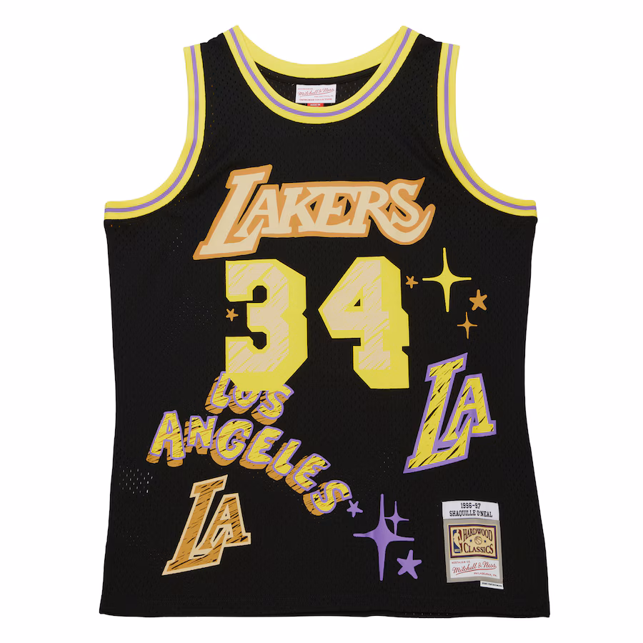 Shaquille O'Neal, Los Angeles Lakers, 1996/97, Negro