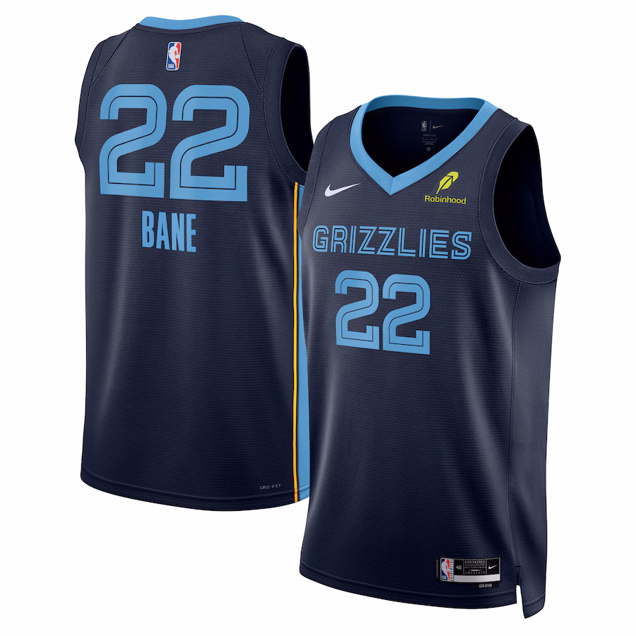 Desmond Bane, Memphis Grizzlies, Ikonen-Edition, Marineblau
