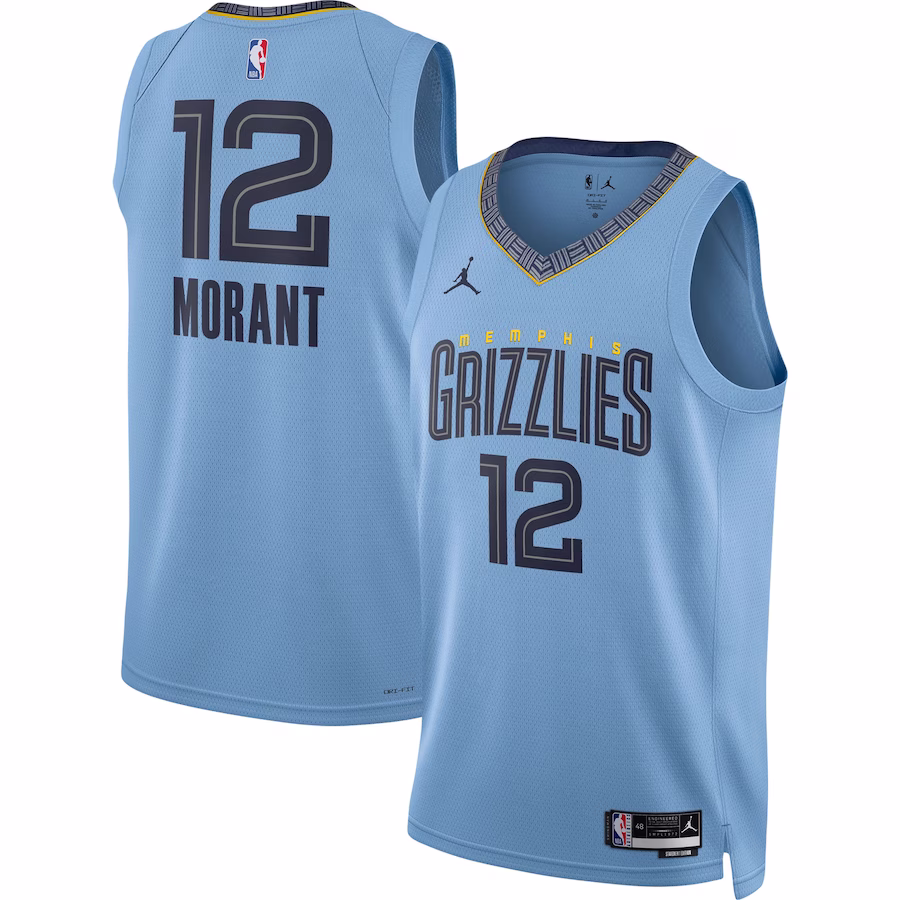 Ja Morant, Memphis Grizzlies, Statement-Edition, Hellblau