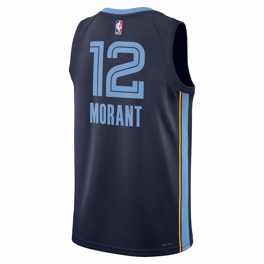 Ja Morant, Memphis Grizzlies, Ikonen-Edition, Marineblau