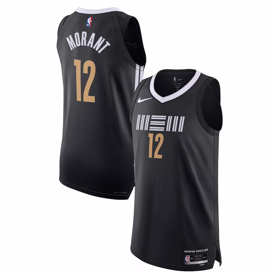Ja Morant, Memphis Grizzlies, Edizione Città, Nero