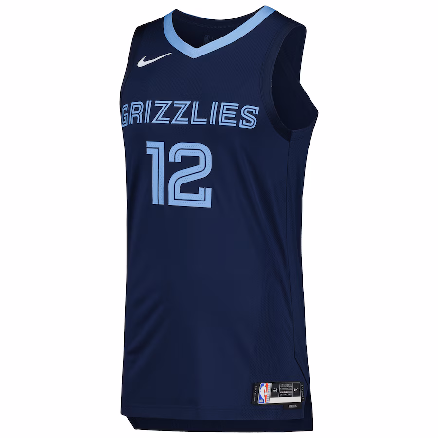 Ja Morant, Memphis Grizzlies, Édition Icône, Bleu marine
