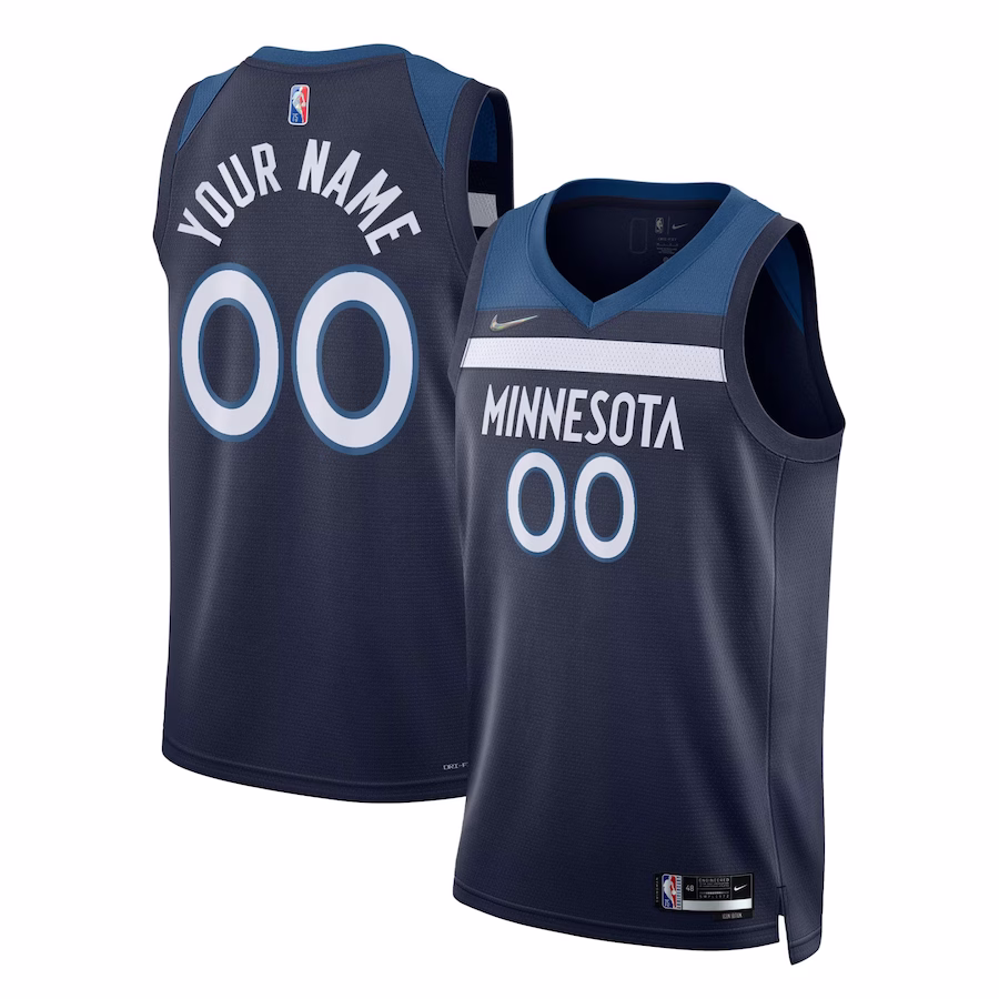Minnesota Timberwolves 2021/22 Édition Icône, Bleu Marine