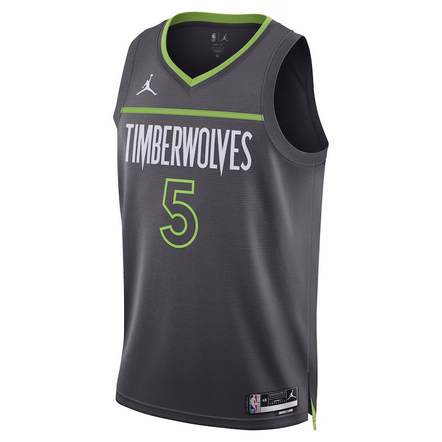 Anthony Edwards Minnesota Timberwolves Edizione Statement Grigio