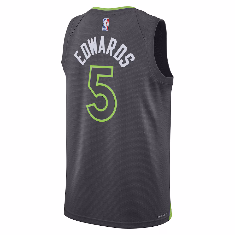 Anthony Edwards Minnesota Timberwolves Edizione Statement Grigio