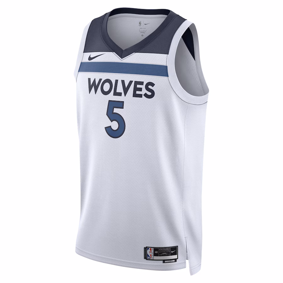 Anthony Edwards Minnesota Timberwolves Edición Asociación Blanco