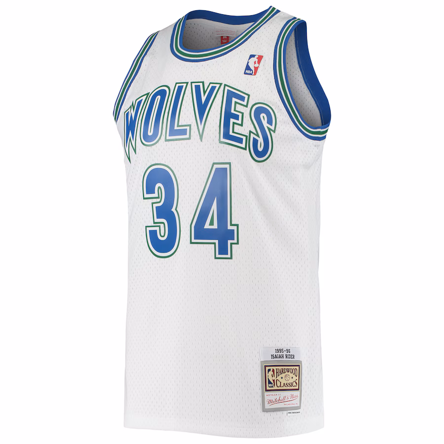 Isaiah Rider, Minnesota Timberwolves, 1995/96, Weiß