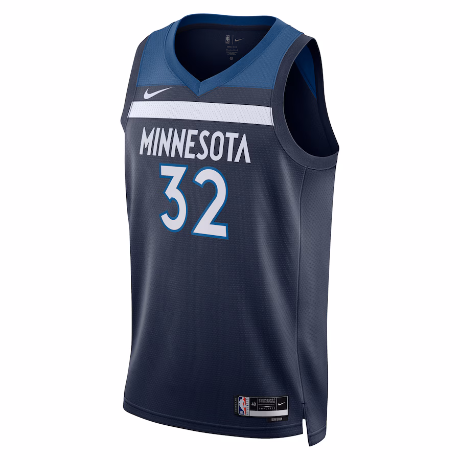 Karl Anthony Towns Minnesota Timberwolves, Edición Icon, Azul Marino