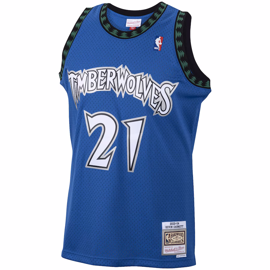 Kevin Garnett, Minnesota Timberwolves, 2003-04, Azul