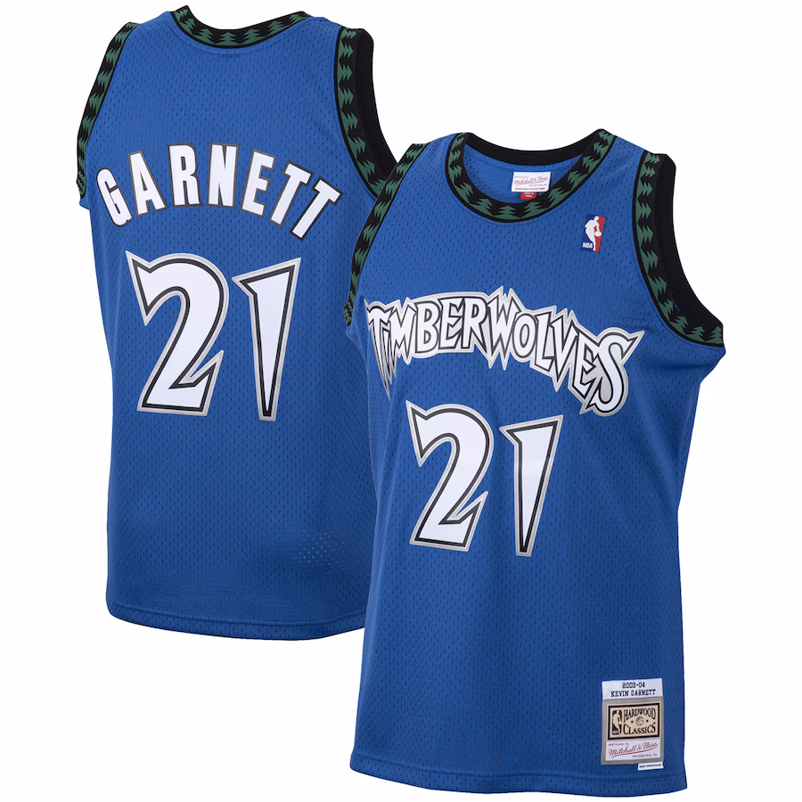 Kevin Garnett, Minnesota Timberwolves, 2003-04, Bleu