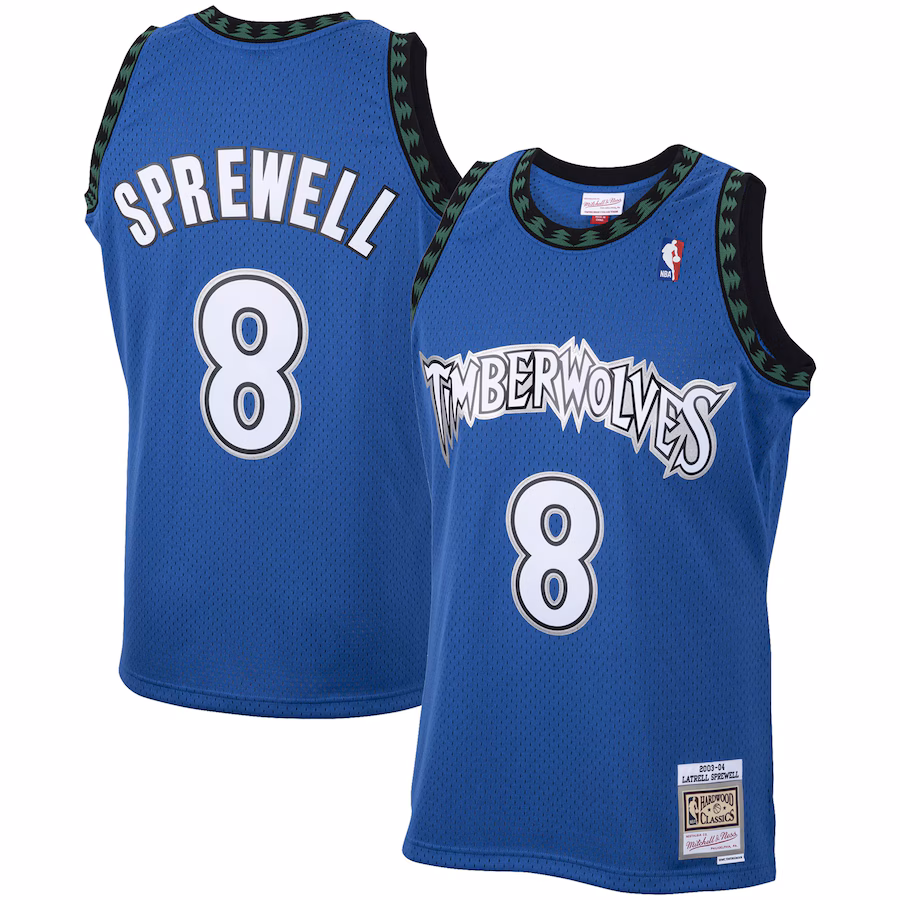 Latrell Sprewell, Minnesota Timberwolves, 2003-04, Bleu