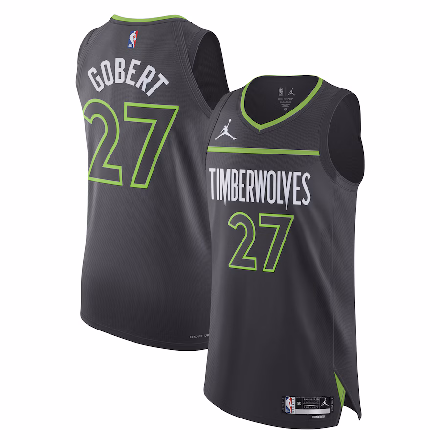 Rudy Gobert, Minnesota Timberwolves, Statement-Edition, Dunkelgrau