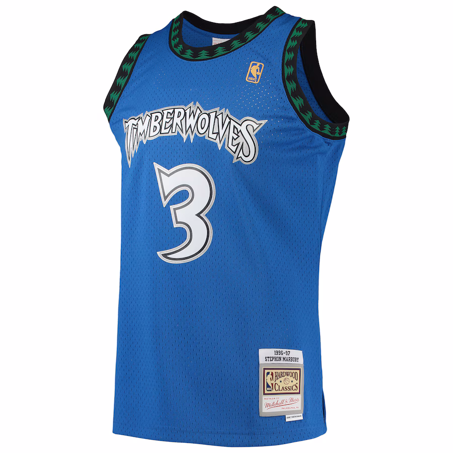 Stephon Marbury, Minnesota Timberwolves, 1996/97, Blau