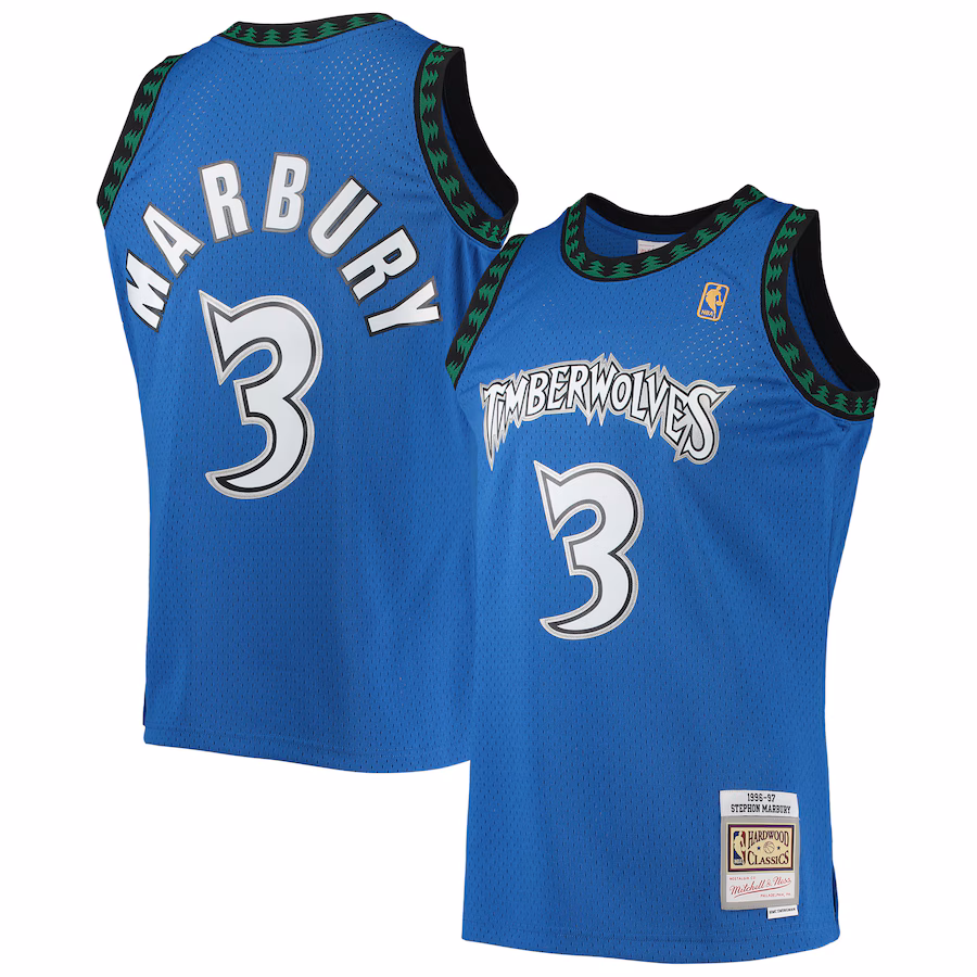 Stephon Marbury, Minnesota Timberwolves, 1996/97, Bleu