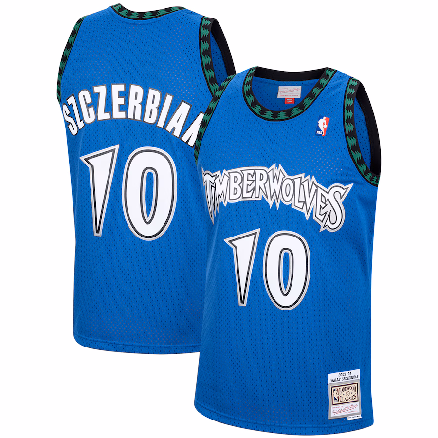 Wally Szczerbiak, Minnesota Timberwolves, 2003/04, Bleu