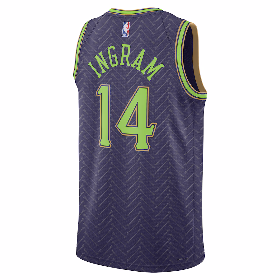Brandon Ingram, New Orleans Pelicans, City Edition 2024/25, Lila