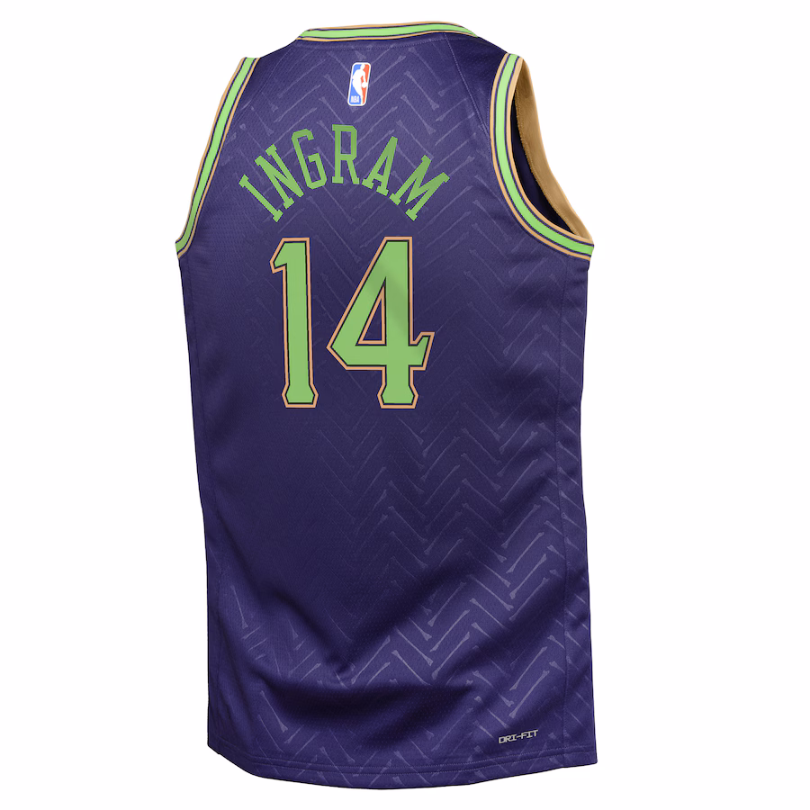 Brandon Ingram, New Orleans Pelicans, City Edition 2024/25, Lila