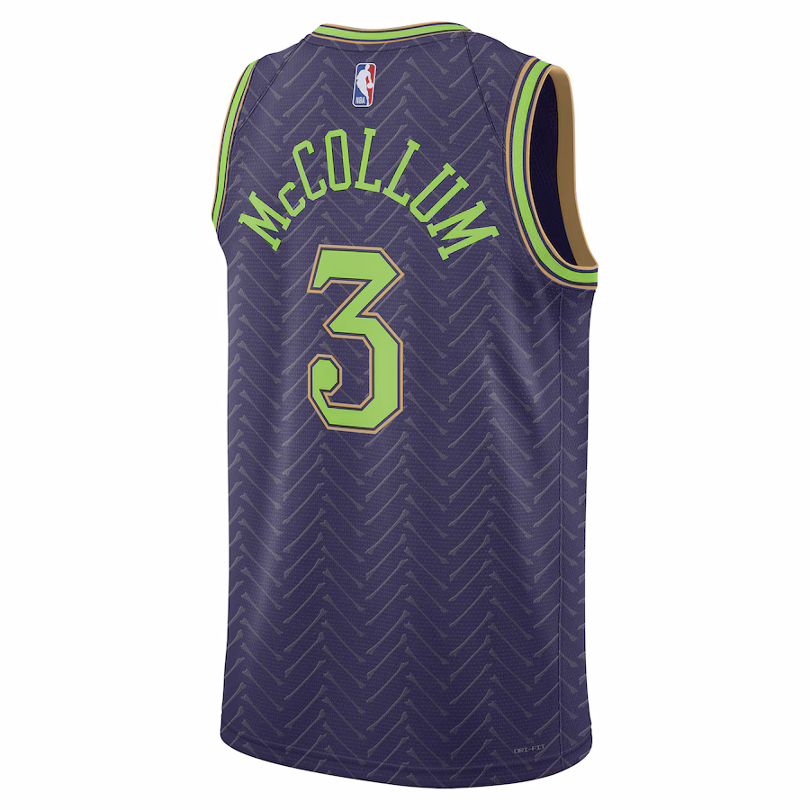 CJ McCollum, New Orleans Pelicans, Saison 2024/25, City-Edition, Lila