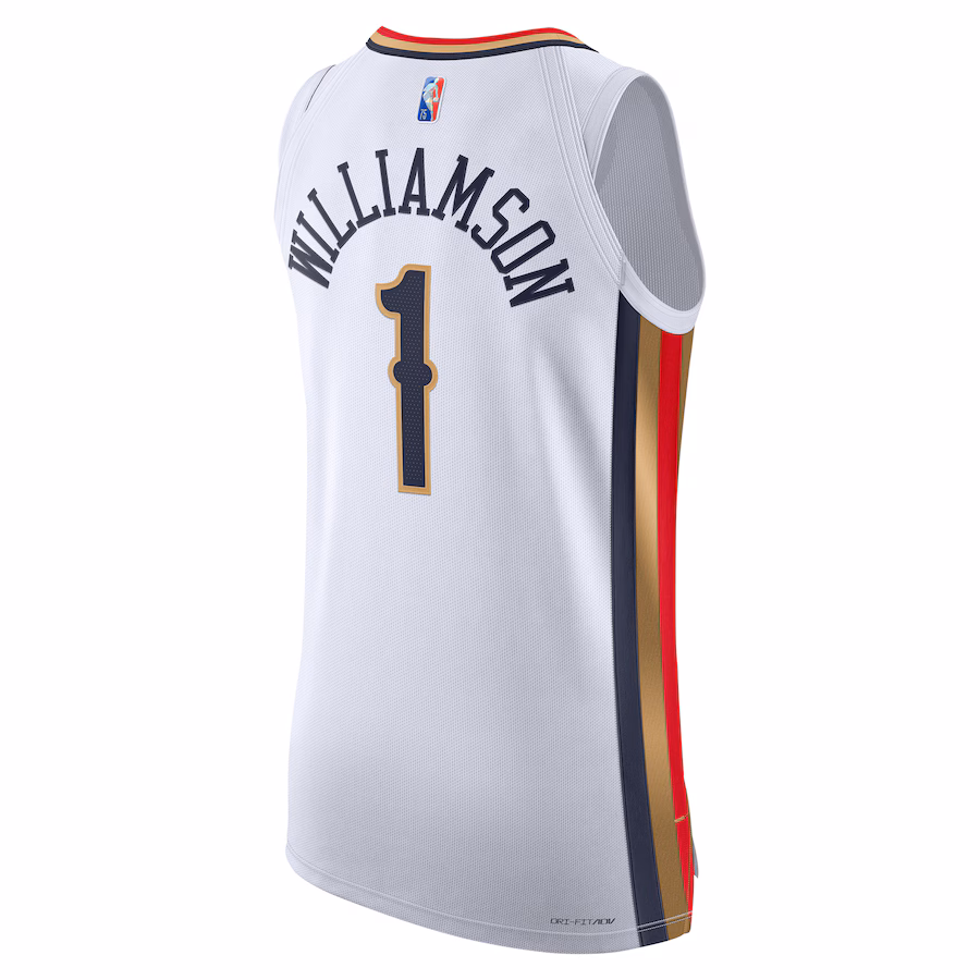 Zion Williamson, New Orleans Pelicans, Edición Ciudad 2021/22, Blanco