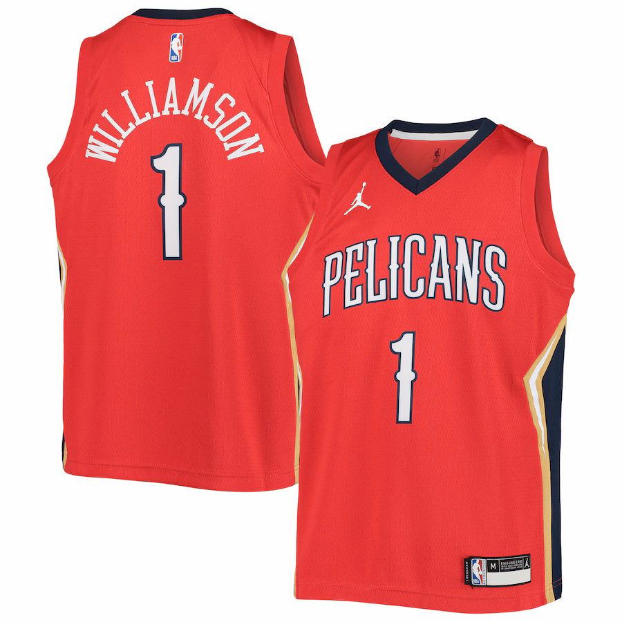 Zion Williamson, New Orleans Pelicans, Edizione Statement 2020/21, Rosso