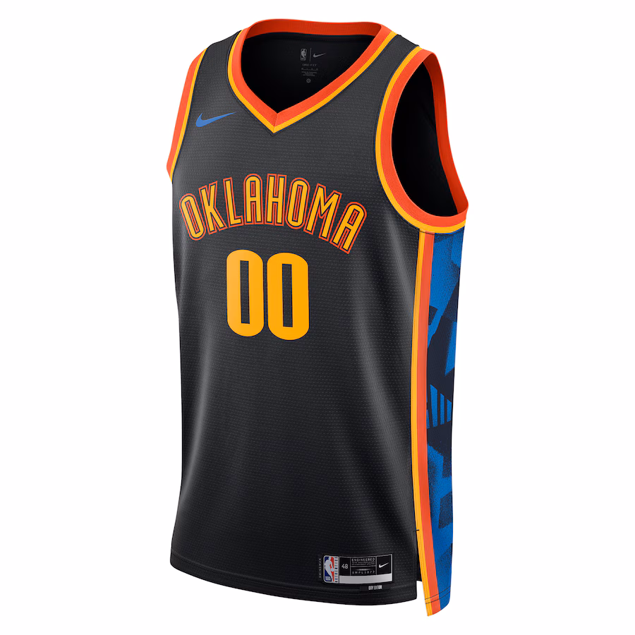 Oklahoma City Thunder 2024/25 Édition personnalisée de la ville - Noir