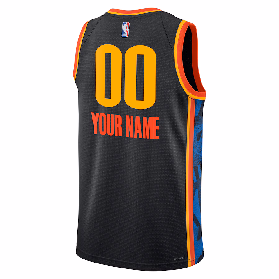 Oklahoma City Thunder 2024/25 Édition personnalisée de la ville - Noir