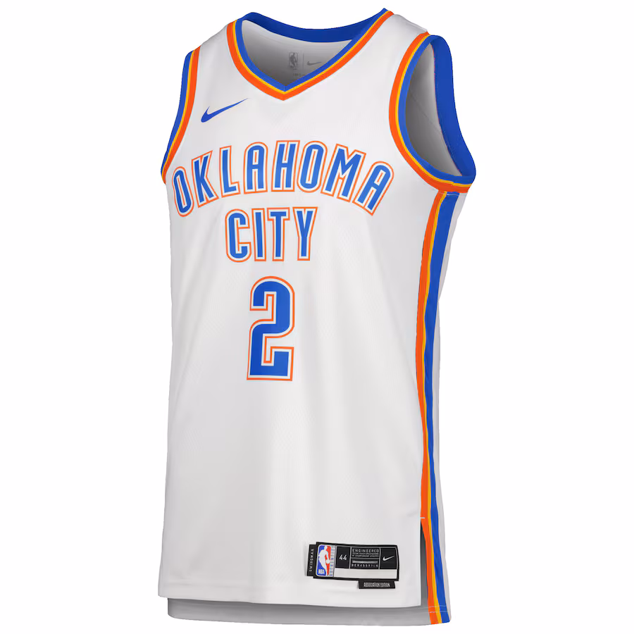 Shai Gilgeous-Alexander Oklahoma City Thunder, edición asociación, Blanco